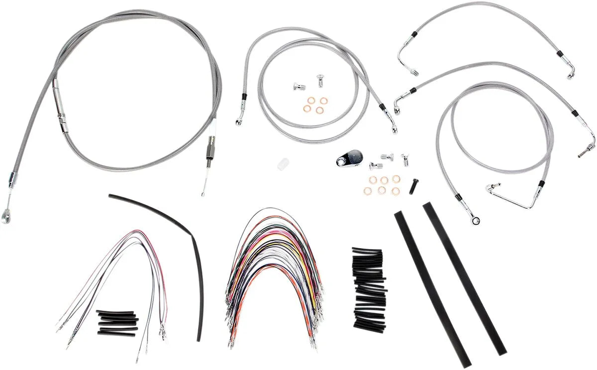 BURLY BRAND Handlebar Cable/Brake Line Kit for Ape Hangers