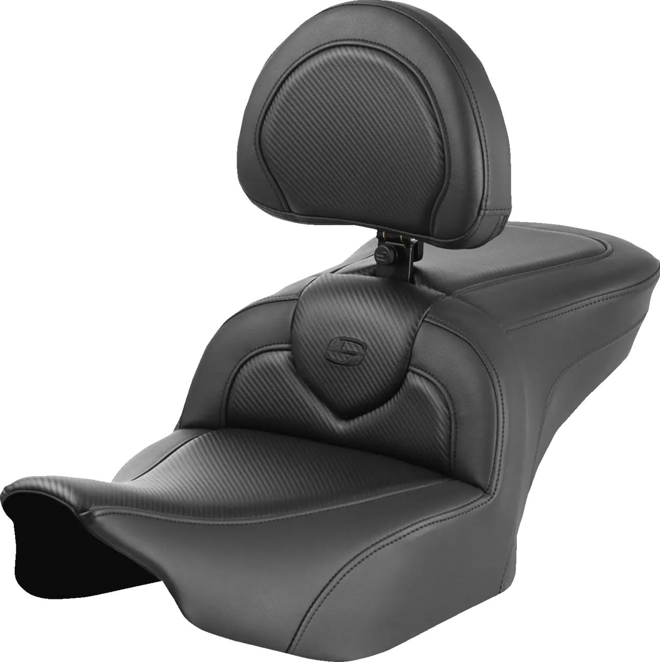 Saddlemen Roadsofa Carbon Fiber Seat - For Harley Davidson