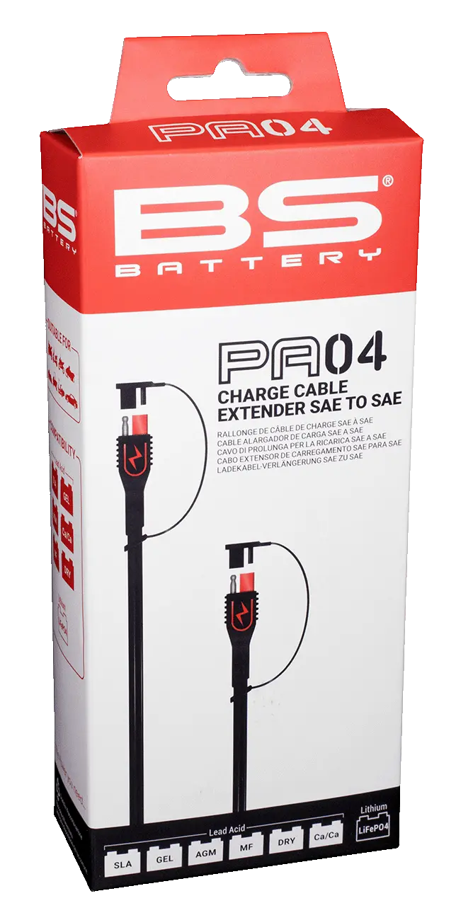 Bs Battery PA04 SAE to SAE Cable Extender 460cm 16 AWG