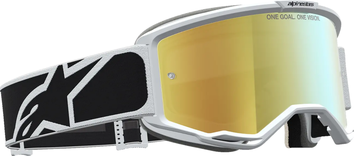 Alpinestars Vision 5 Rora Goggles Black White Mirror-Gold