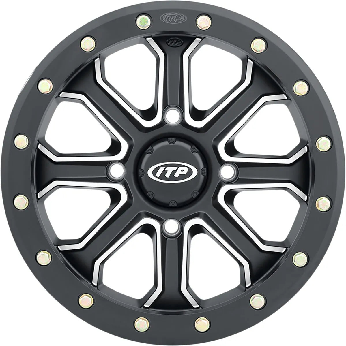 Itp Inertia Wheel - 15x7 Matte Black