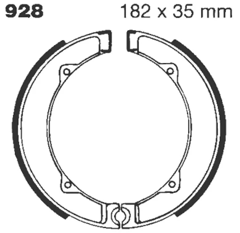 Ebc Standard Bremsbeläge - Organisches Basis-Set - Vorne