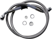 Drag Specialties Stainless Steel Brake Line Kit Front Upper