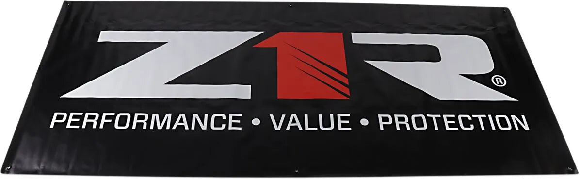 Z1R Poly Banner Black 3' x 7'