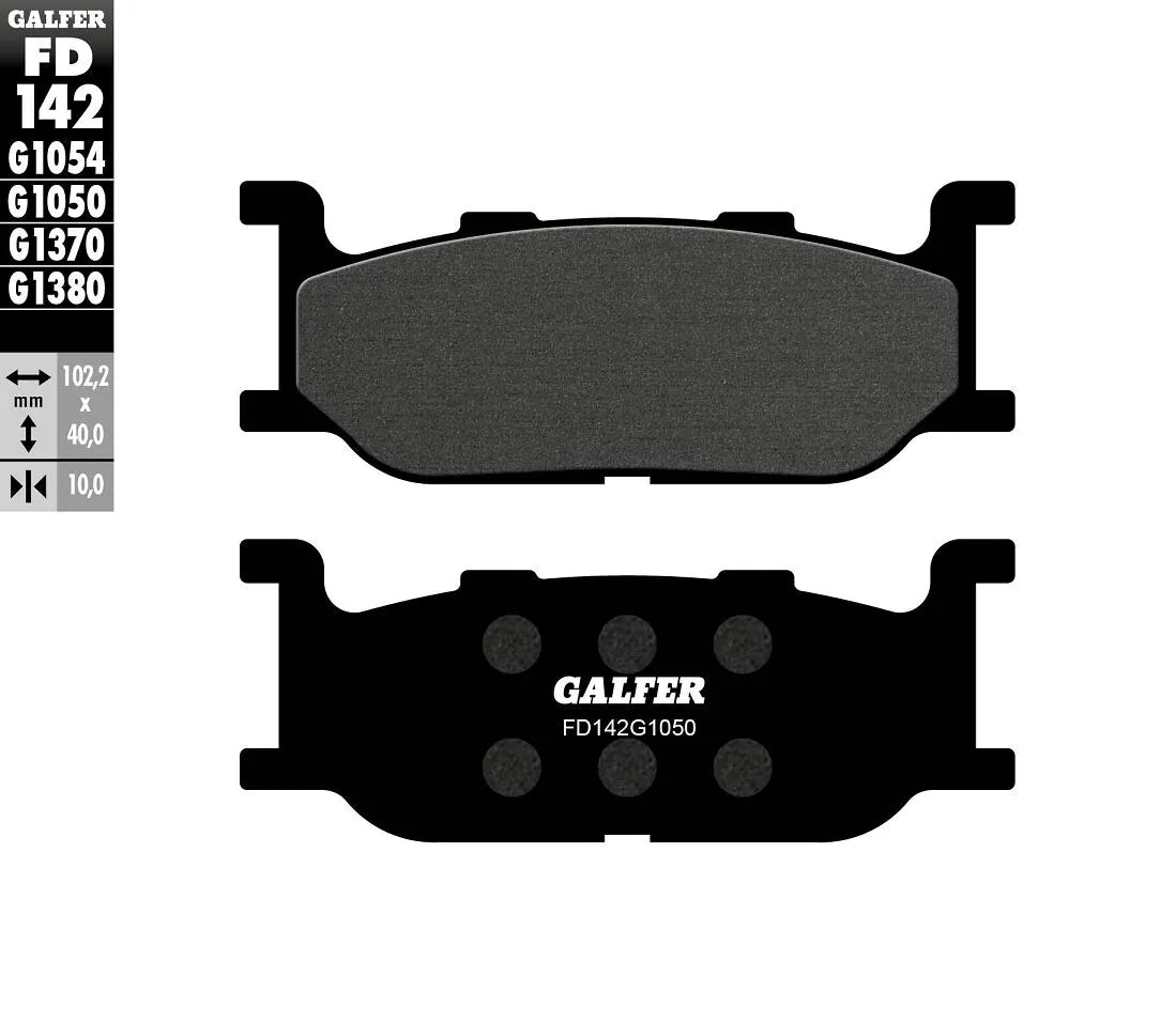 Galfer Semi-Metallic Bremsbeläge Für Oem Ersatz - Vorne