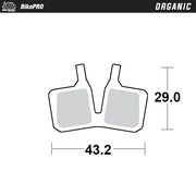 Moto-Master Organic Brake Pad for Magura MT5/MT7