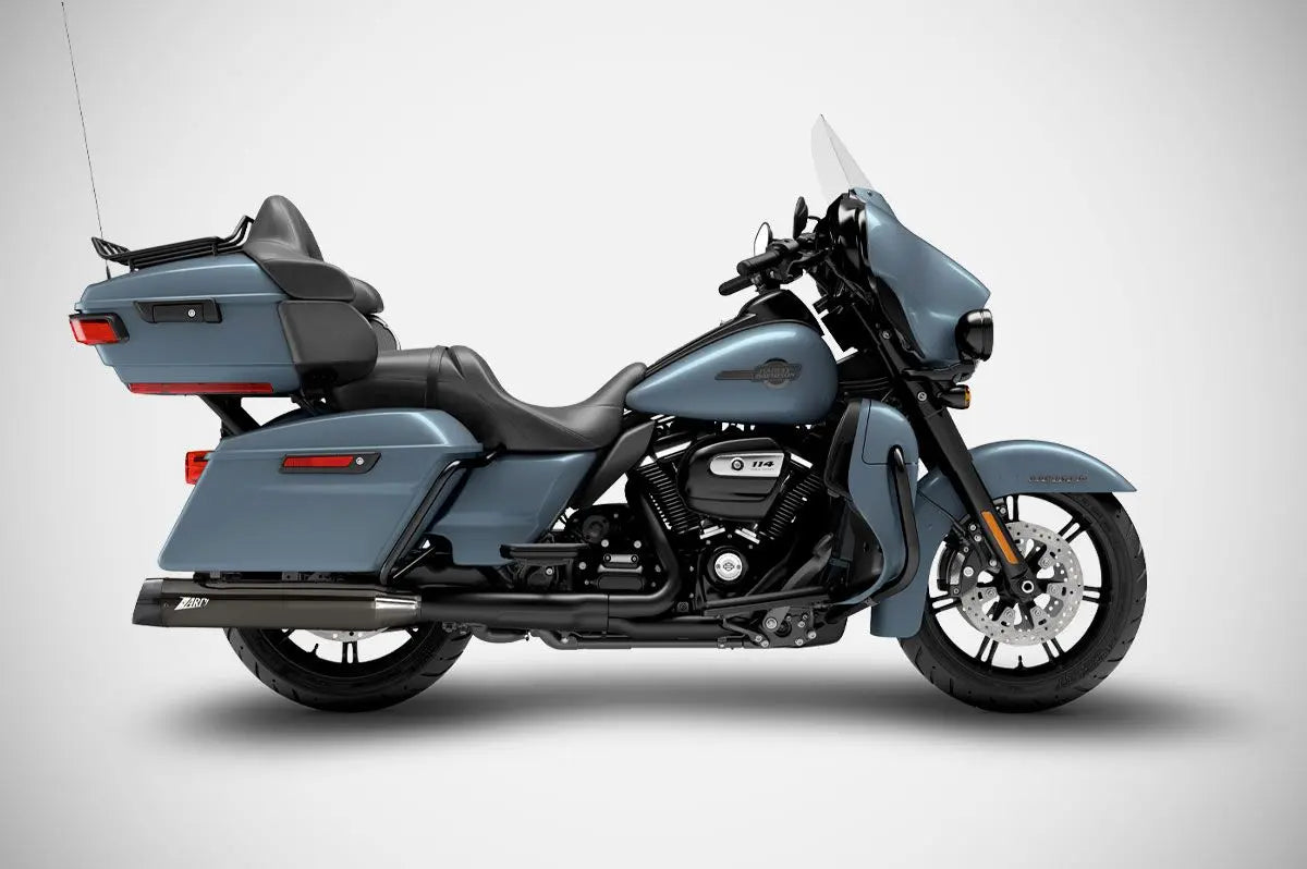 Zard 4.5" Slash-Cut Slip-ons Auspuff Für HD-Touring E5 - ECE Straßenzulassung