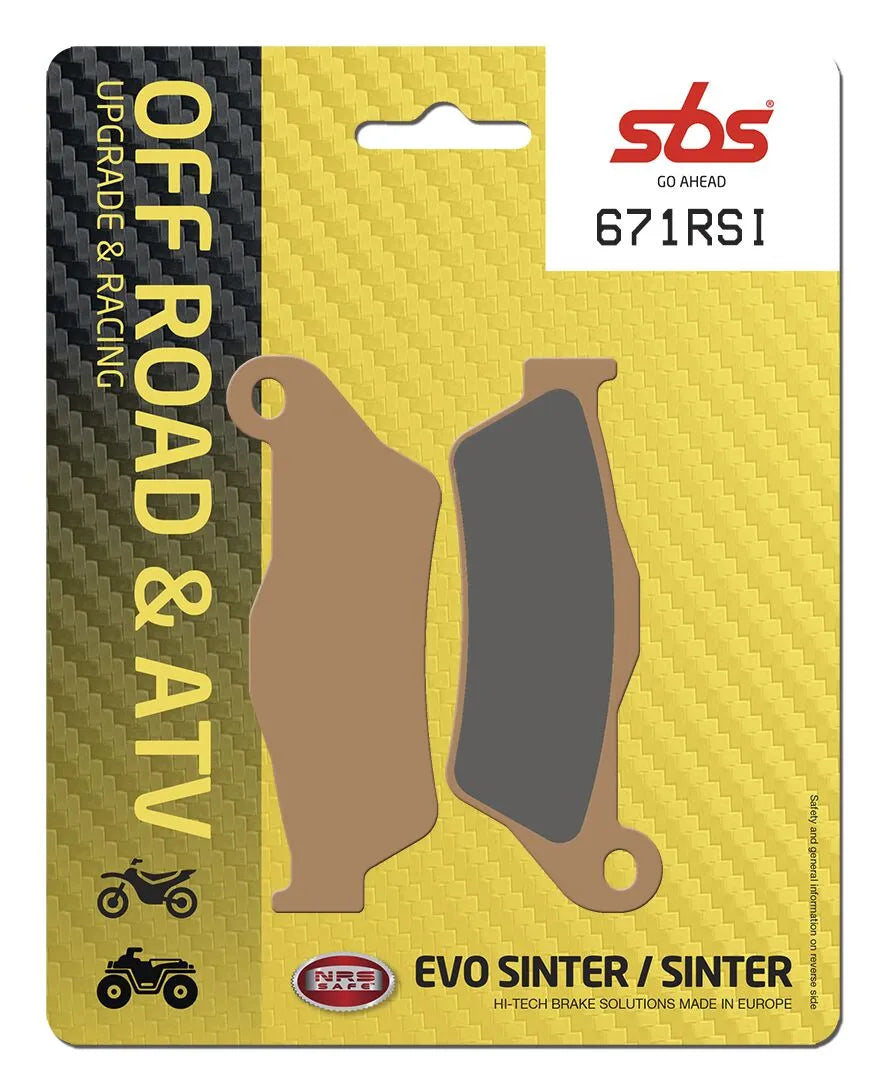 Sbs Rsi Offroad Racing Sinter Bremsbeläge - Vorne & Hinten