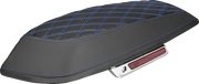 Saddlemen RoadSofa Saddlebag Lid Covers Carbon Fiber Blue Stitch