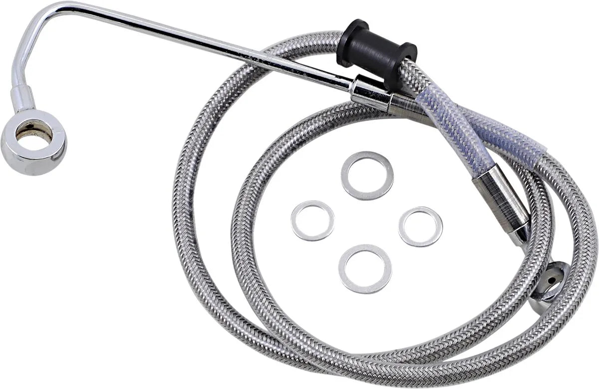 Drag Specialties Extended Brake Line For Abs - 32.75"