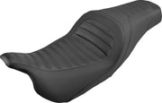 Saddlemen Slim Roll & Pleat Seat - For Harley Davidson