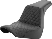 Saddlemen Honeycomb Step-up Seat - For Harley Davidson