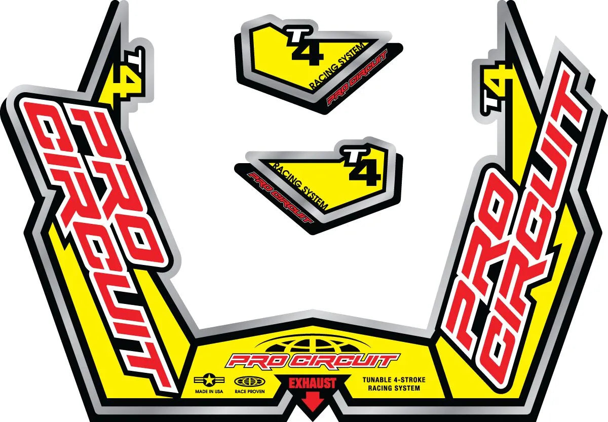 Pro Circuit Auspuff Aufkleber
