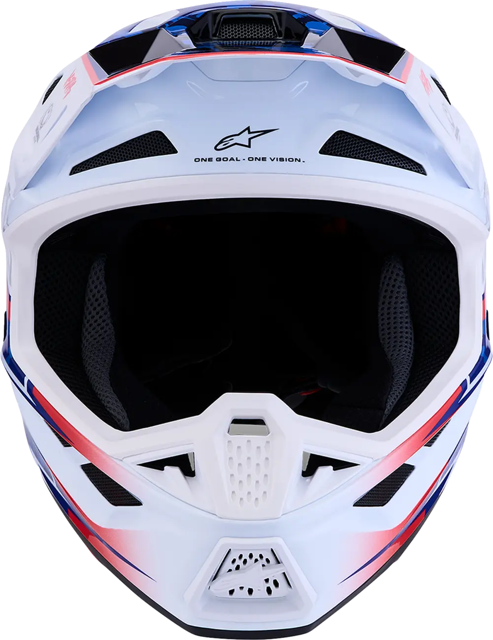 Alpinestars S-M7 Blaster Helmet White/Blue/Red