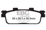 Ebc Sfa-hh Serie Sinter-Scooter-Bremsbeläge - Vorne & Hinten