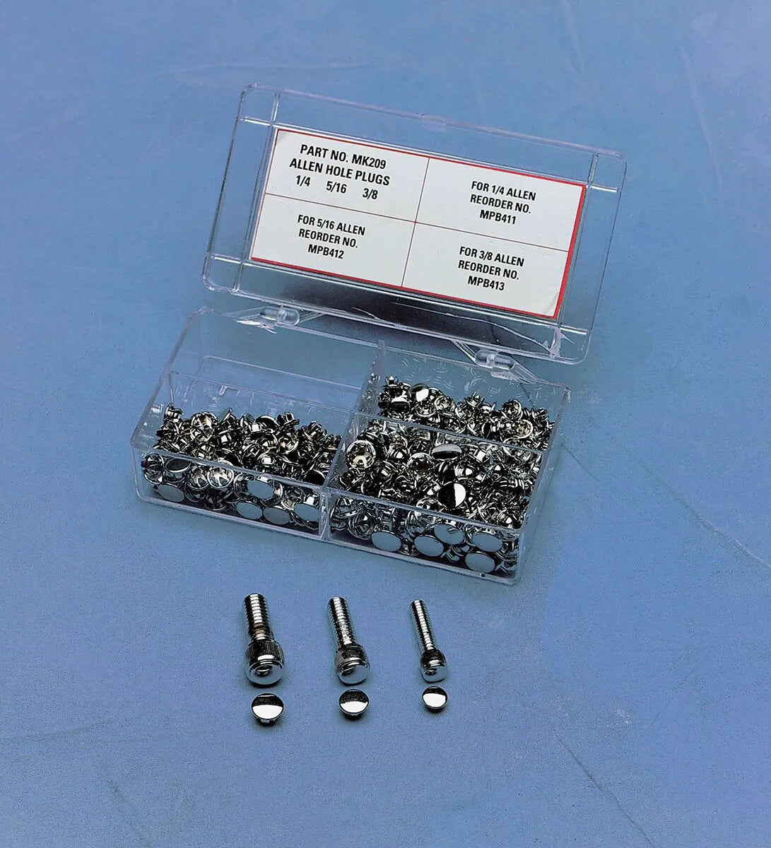Drag Specialties Socket Head Plug Assortment with Tray