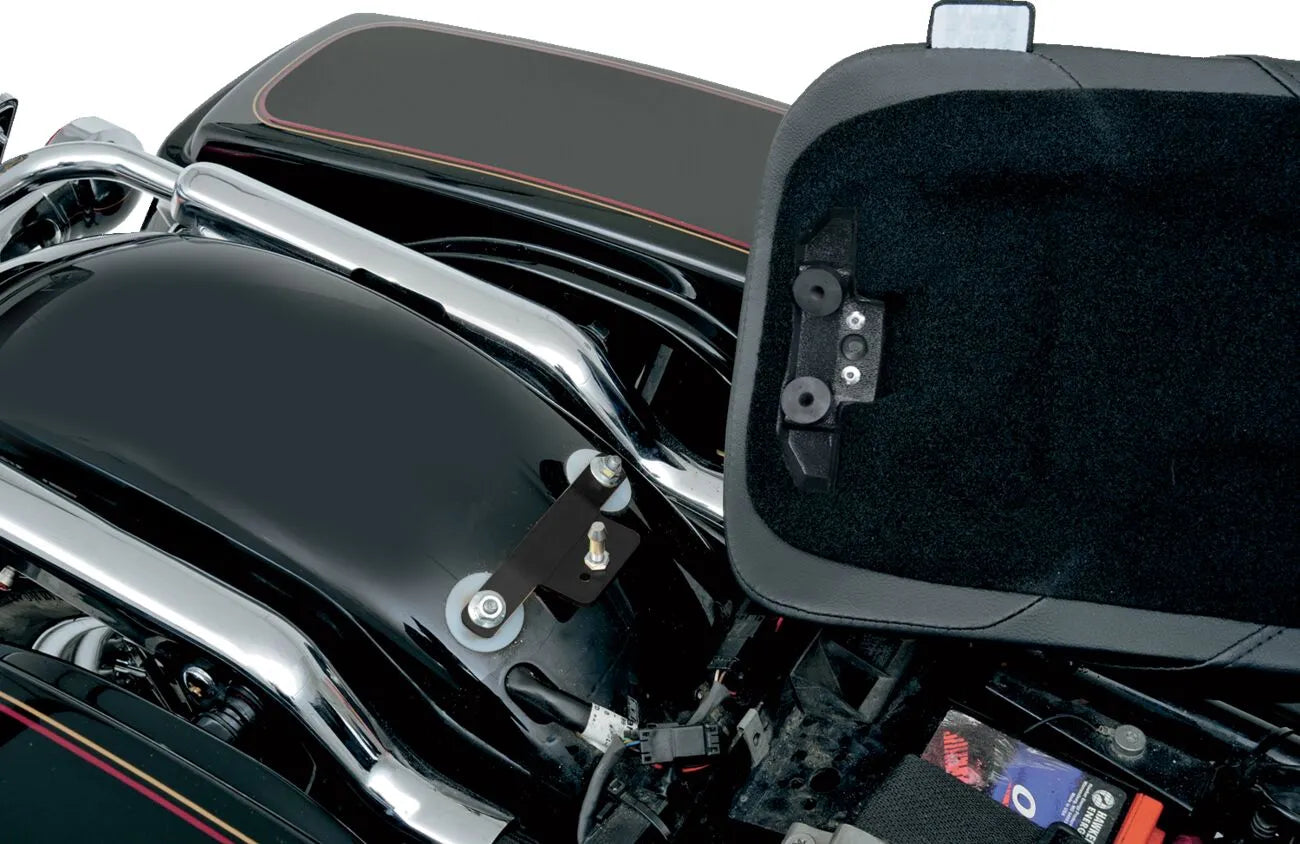 Drag Specialties Backrest Compatible Solo Seat - For Harley Davidson