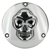 Zodiac Skulled Aluminum Derby Covers – Primary & Clutch