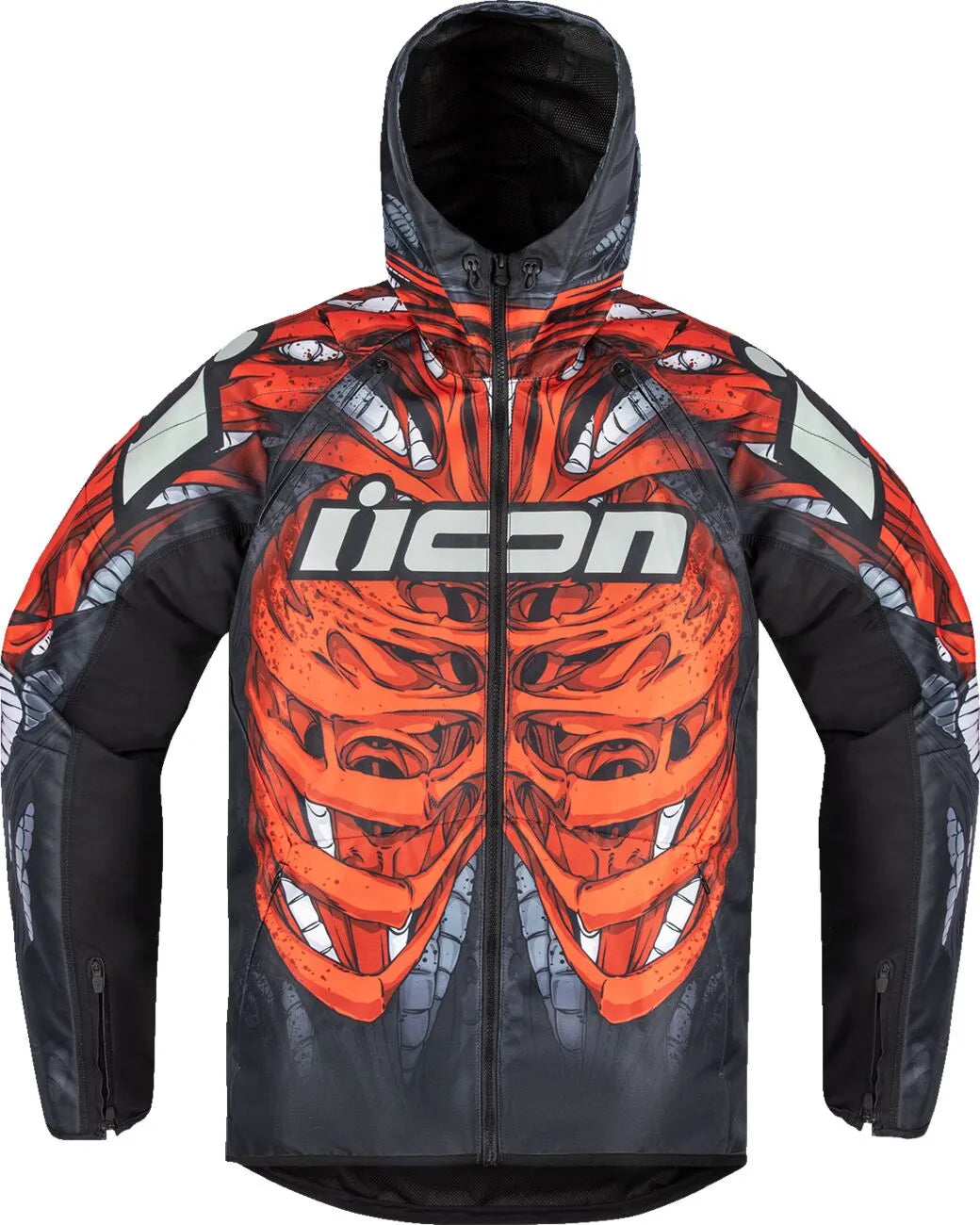 Icon Airform Manik'r Jacket - Black/Red/Dark Gray/White/Light Gray