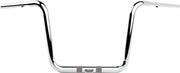 La Choppers Twin Round 12" Chrome Ape Hanger Handlebar