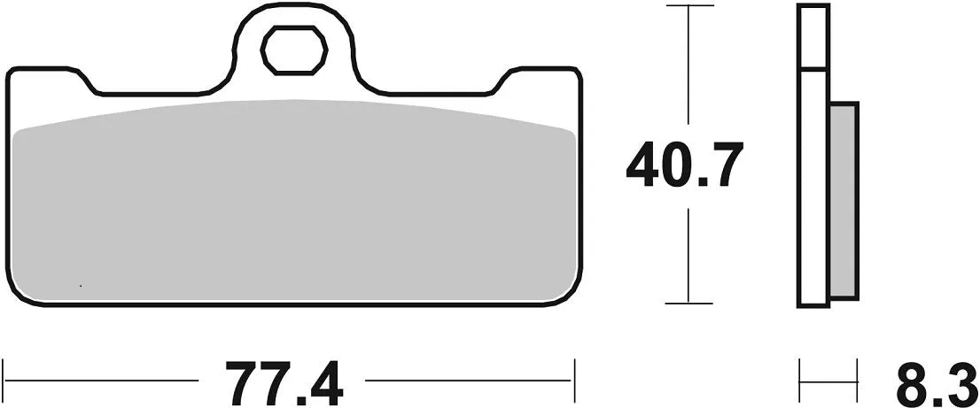 Sbs Ds Racing Dual Sintermetall Bremsbeläge - Hohe Reibung - Vorne