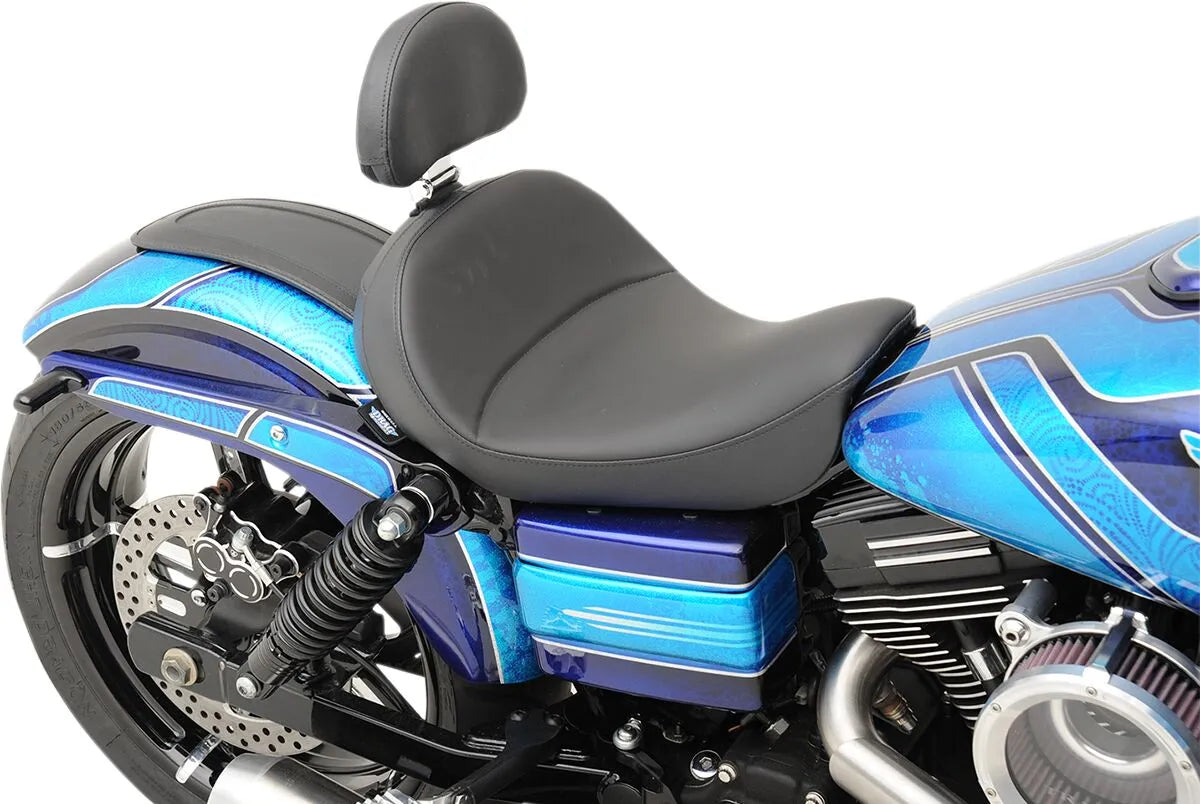 Drag Specialties Solo Seat - Double Diamond - Black - 0803-0555