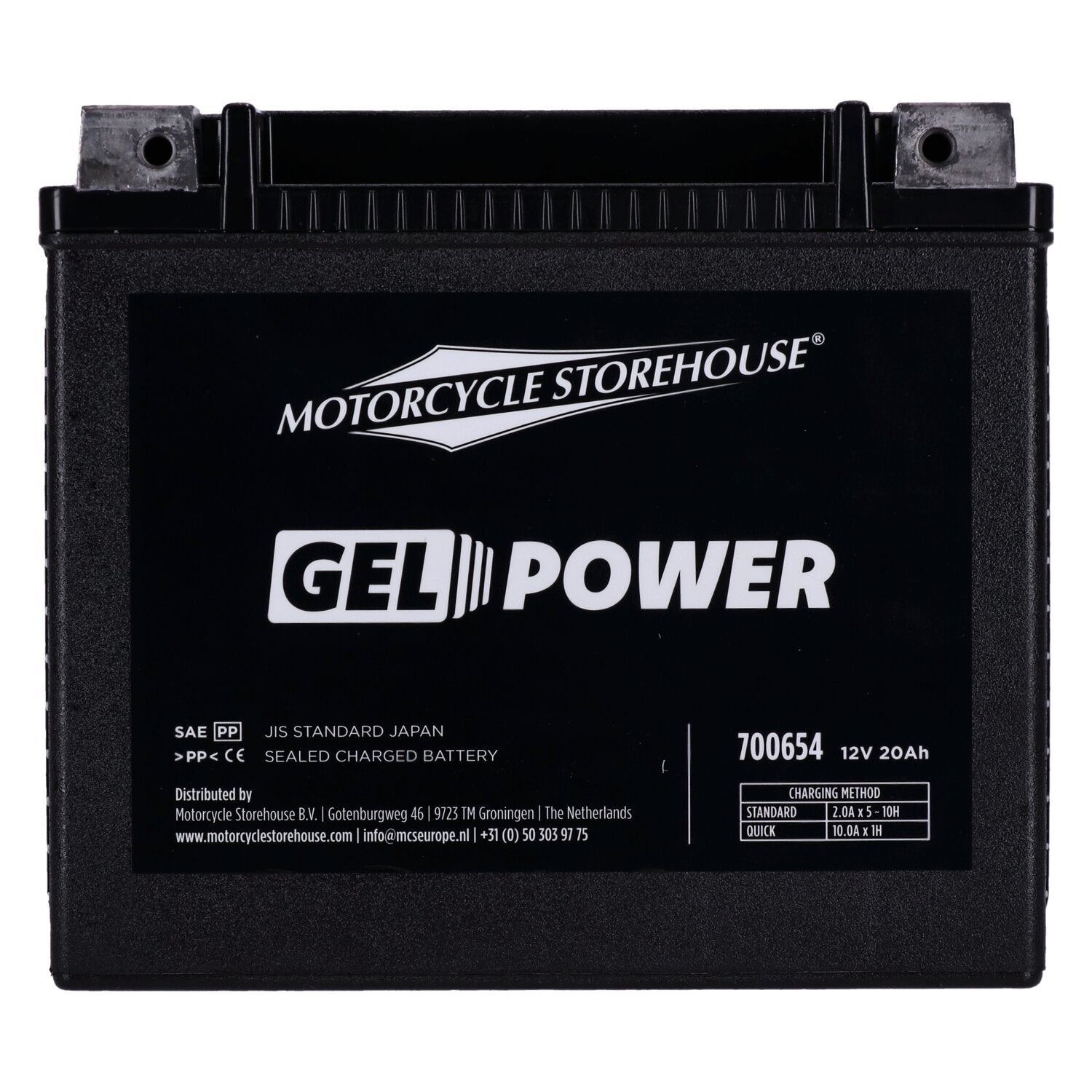 MCS Nano Series sealed GEL battery - 12V 20Ah 360cca