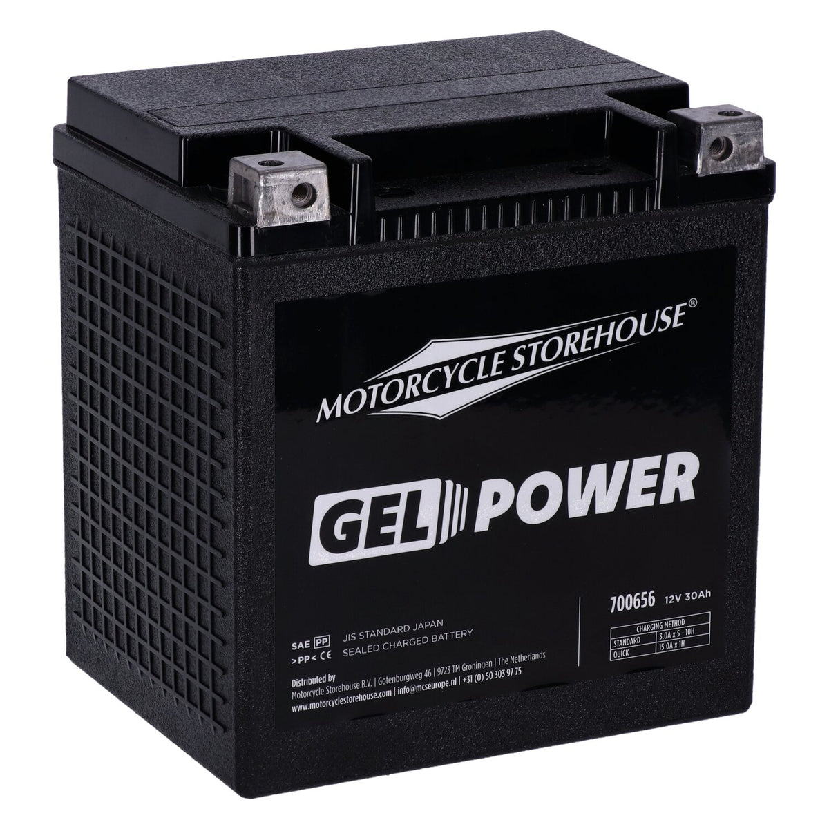 MCS Nano Series sealed GEL battery - 12V 30Ah 416CCA