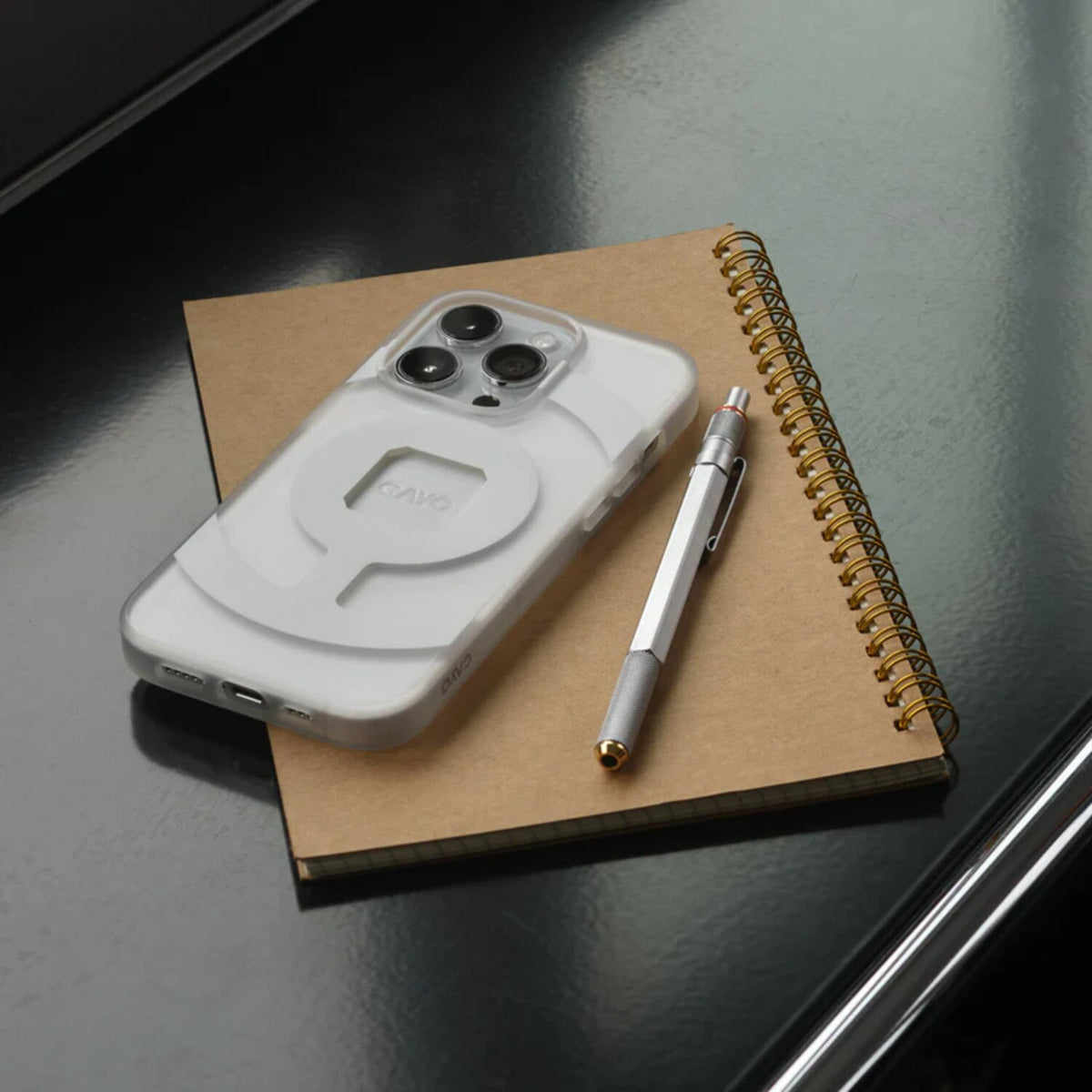 Cayo phone.dokk - iPhone 14 Pro - Clear / white