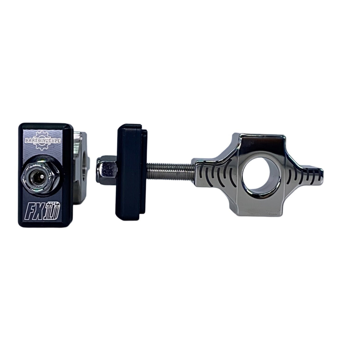 Bare Knuckle Performance axle adjuster kit - FXD logo