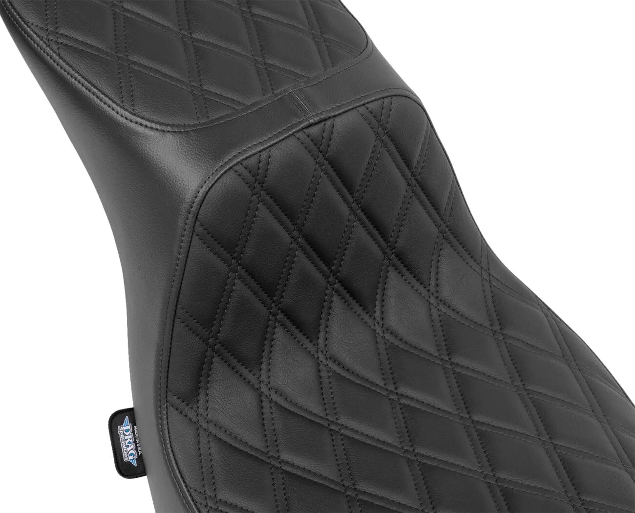 Drag Specialties Performance Predator 2-up Seat - For Harley Davidson