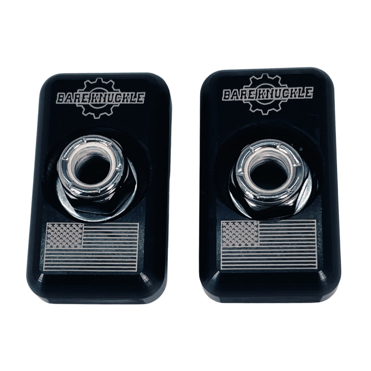 Bare Knuckle Performance Axle adjuster plate kit - US flag