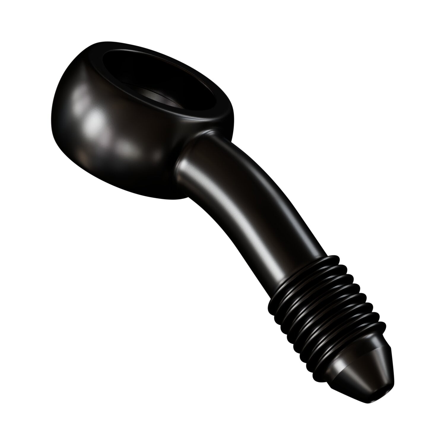 Goodridge Slimline banjo fitting 3/8" 20 degrees - Black