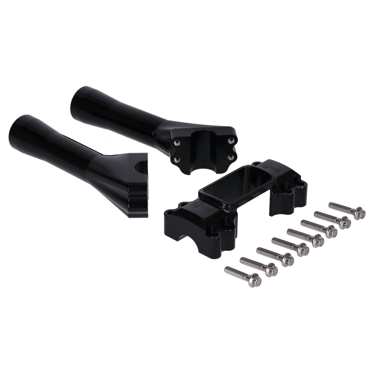 Indian Larry Motorcycles Indian Larry M8 Softail BK Brawler risers 6" - Black