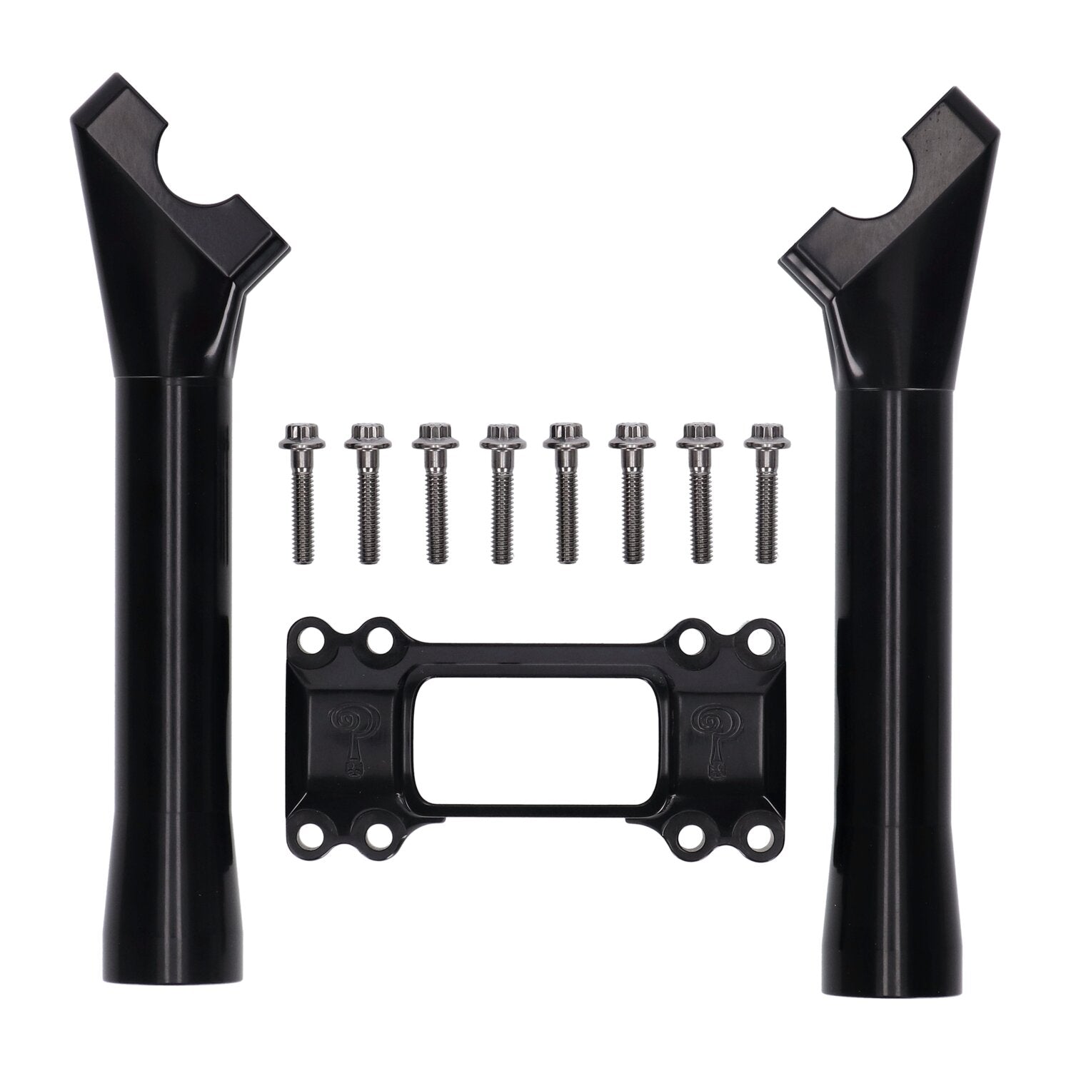 Indian Larry Motorcycles Indian Larry M8 Softail BK Brawler risers 8" - Black