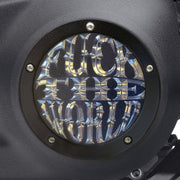 Indian Larry Motorcycles Indian Larry 'FTW' derby cover - Matte black/clear
