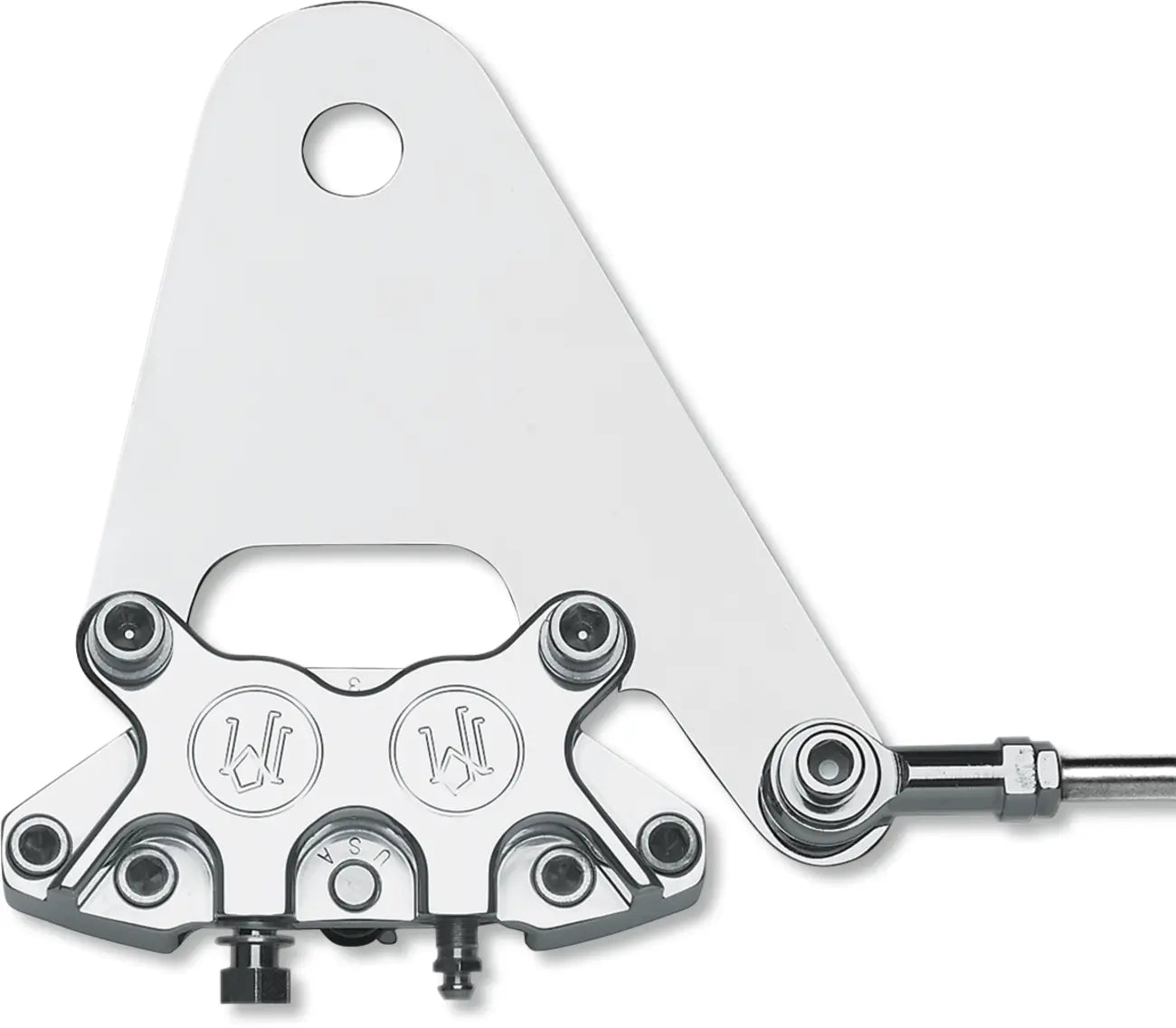 Performance Machine Chrom Hinterradbremssattel Kit 11.5" Rotor