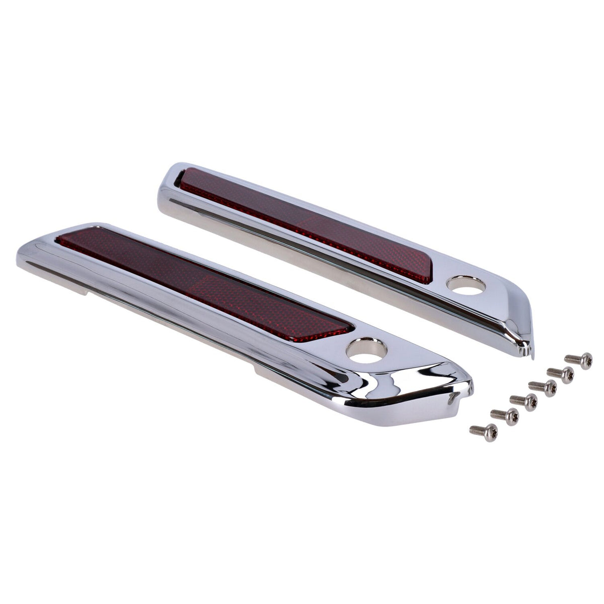 MCS Saddlebag latch cover kit - Chrome