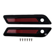 MCS Saddlebag latch cover set - Black