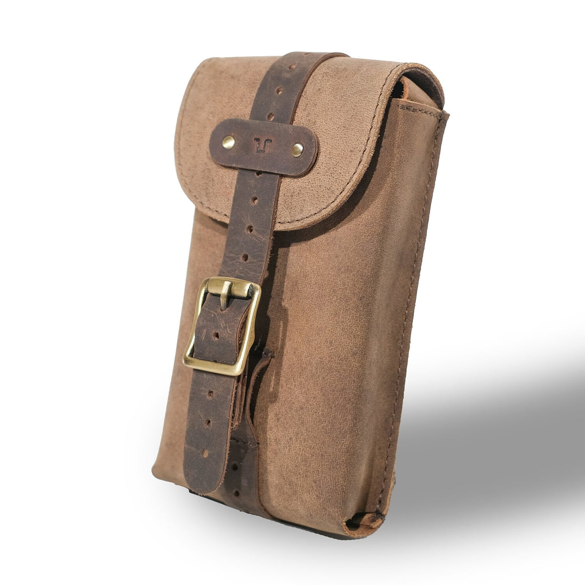 Trip Machine Moto Exclusive Utility Pouch - Tobacco Brown