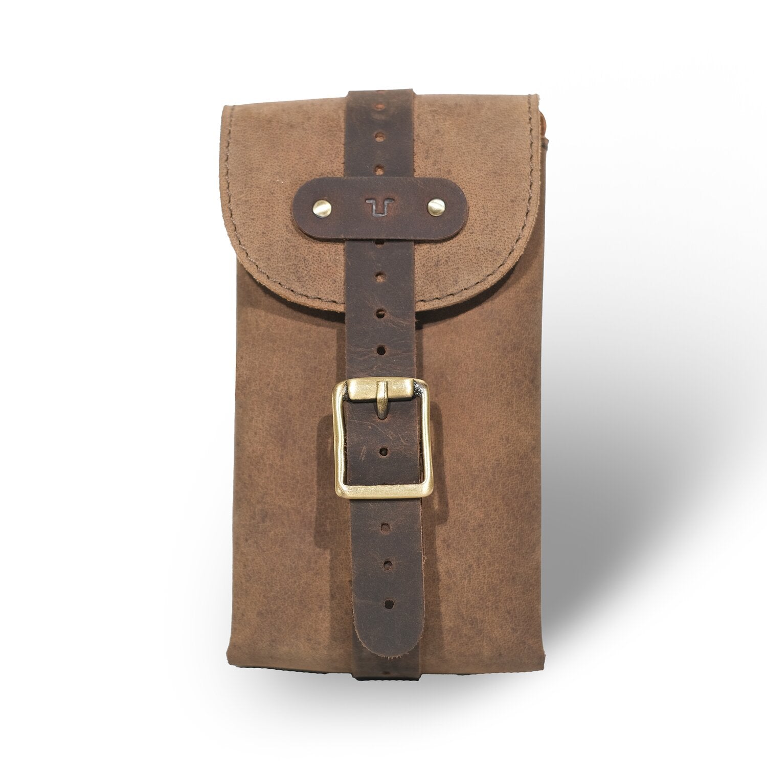 Trip Machine Moto Exclusive Utility Pouch - Tobacco Brown