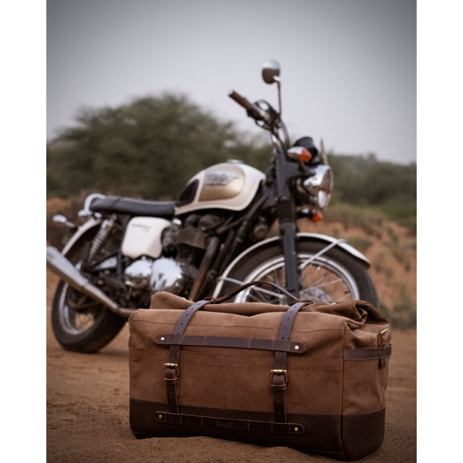 Trip Machine Outlaw duffle bag - 50 liter - Tobacco Brown