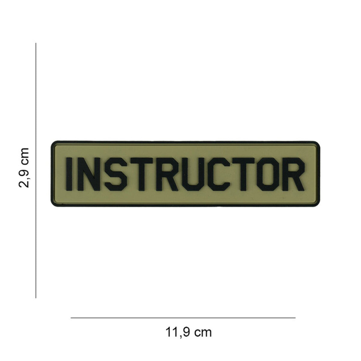 Army Surplus Patch 3D PVC Instructor