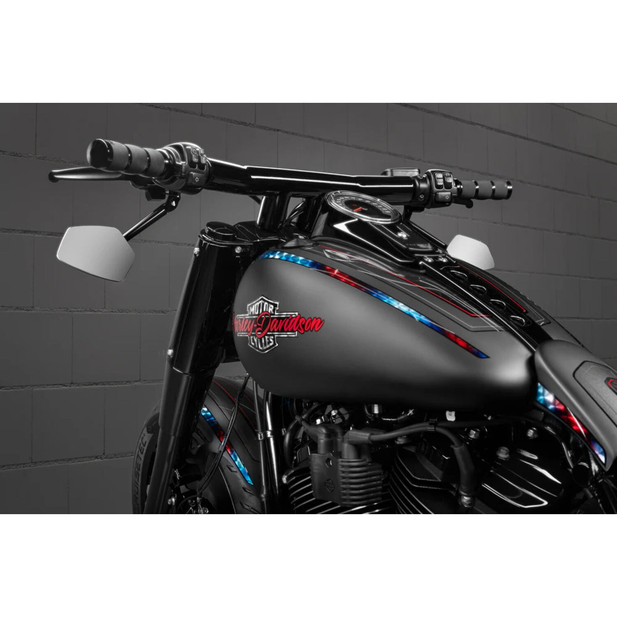 Killer Custom "Drag-T" Mega Handlebars - Gloss black