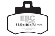 Ebc Sfa-hh Series Sinter-Roller Bremsbeläge - Hinten
