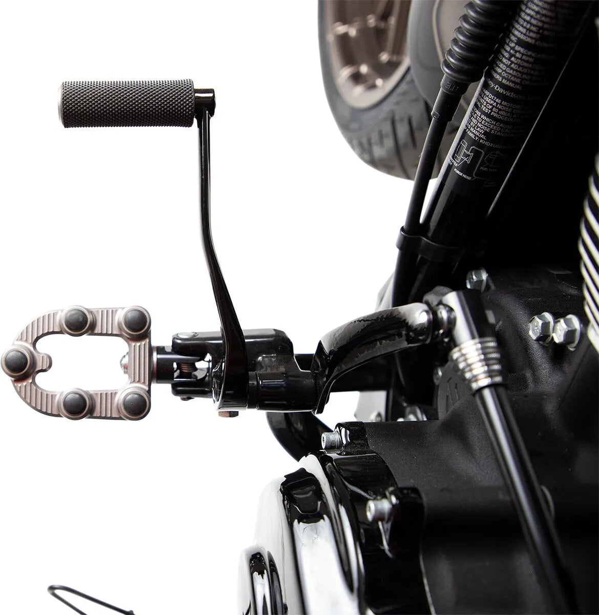 Arlen Ness Mx Foot Pegs - Titanium Finish