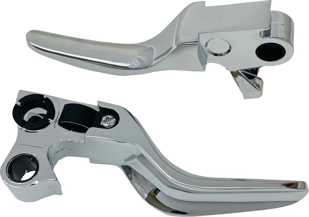 Drag Specialties Short Lever Set - Chrome