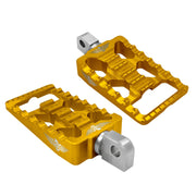 HeinzBikes MX passenger foot pegs V1 - Gold