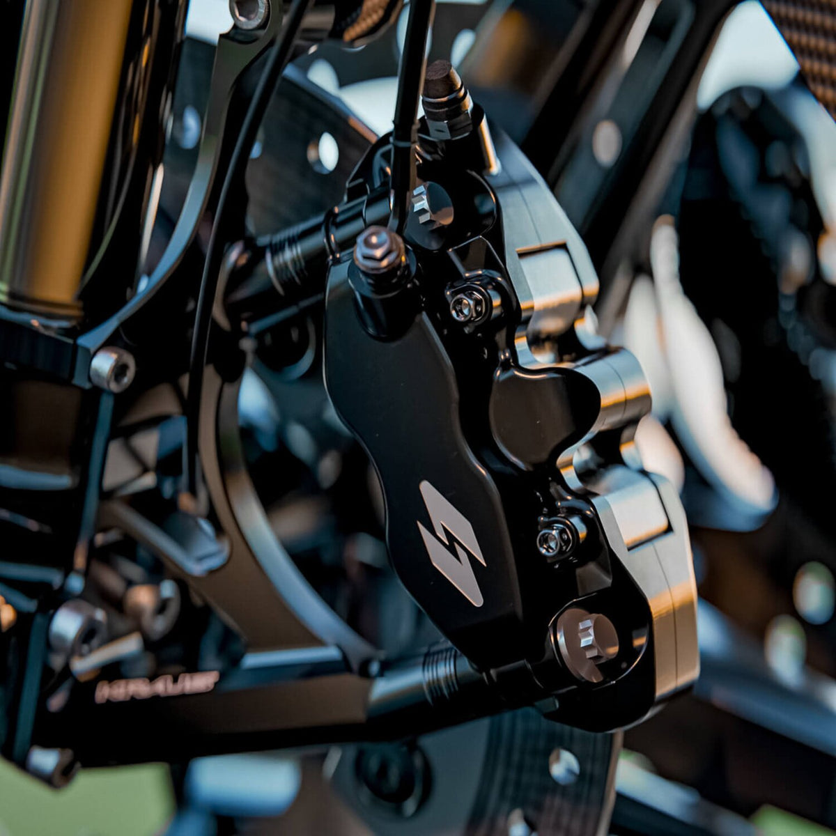 Kraus RTX8 Radial Brake Caliper - Left - Black