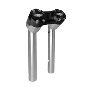 HeinzBikes Clubstyle pullback risers 6" - Silver/Black